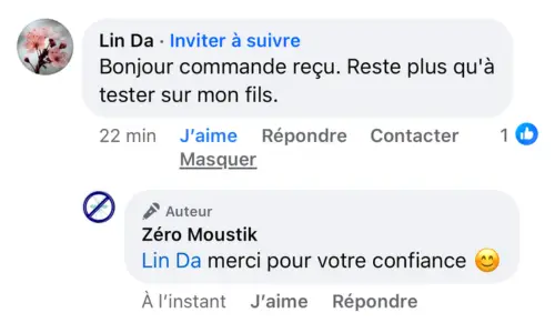 Zéro moustik avis clients