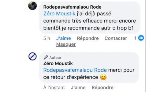 Zéro moustik avis clients