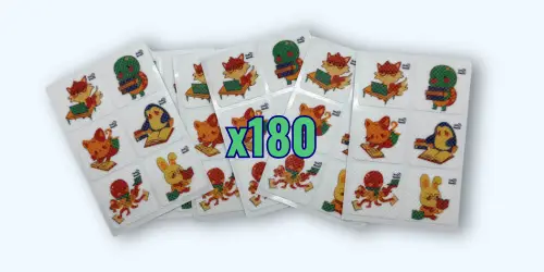 zéro moustik - pack familial avec motif 180 patchs